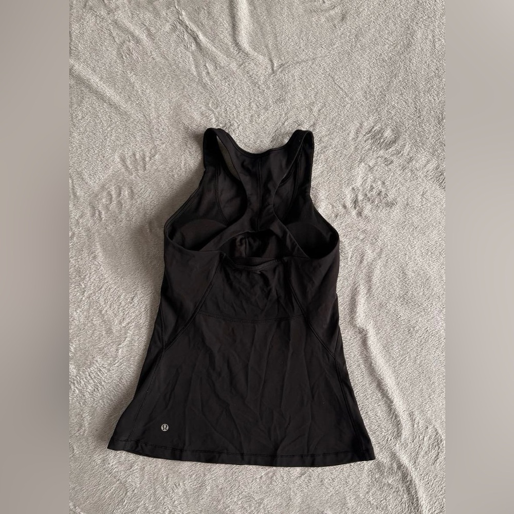 Lululemon Athletica Black Racerback Tank Top